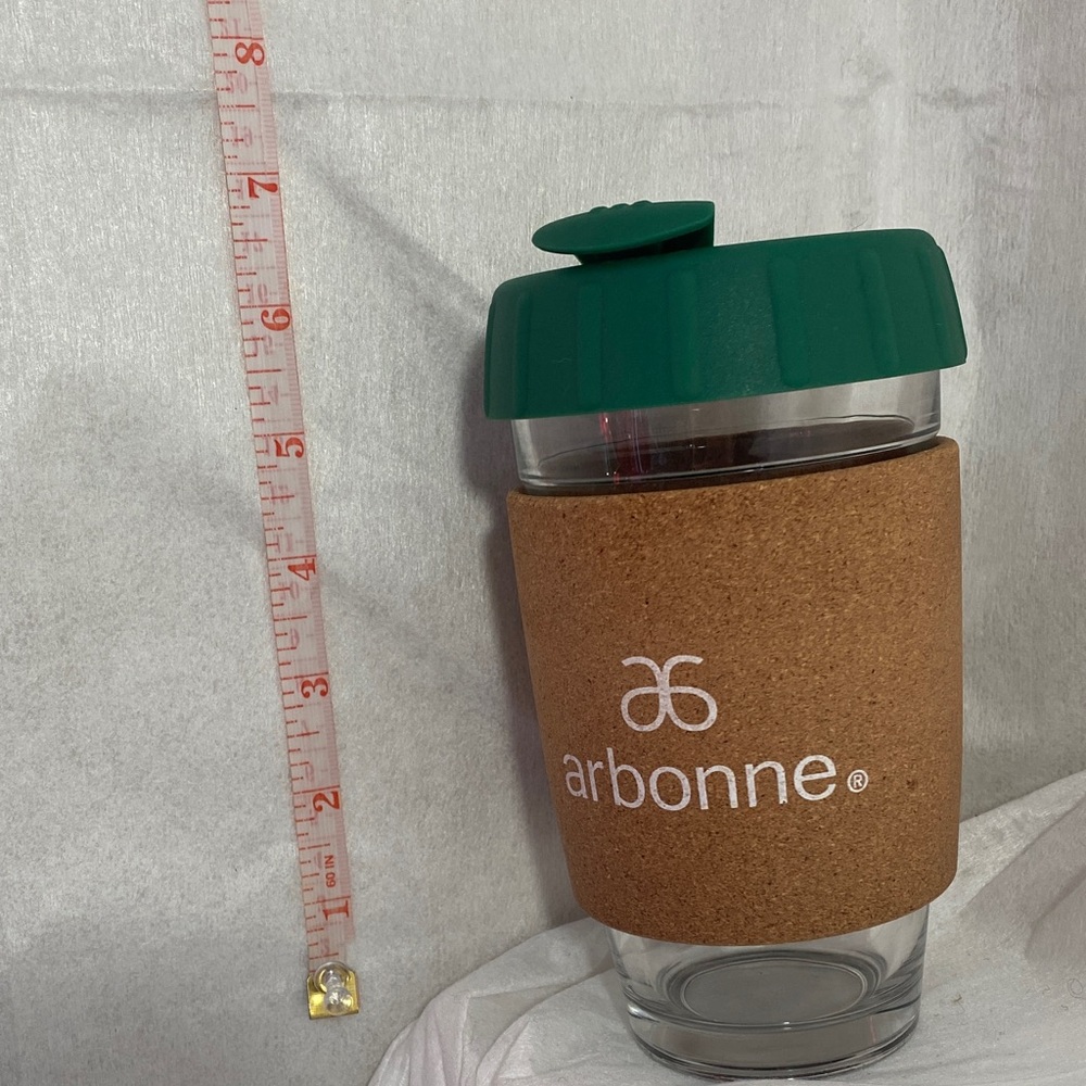 Arbonne Eco-Friendly Tumbler with Forest Green Lid